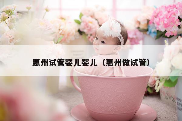 惠州试管婴儿婴儿（惠州做试管）