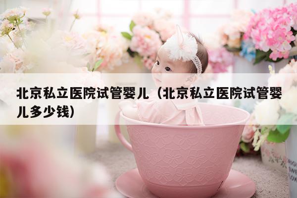 北京私立医院试管婴儿（北京私立医院试管婴儿多少钱）