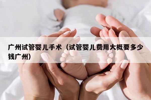 广州试管婴儿手术（试管婴儿费用大概要多少钱广州）
