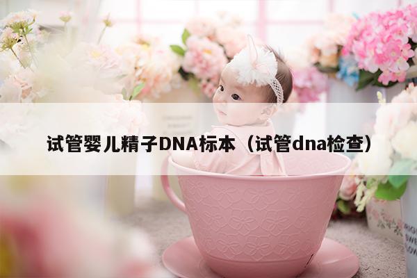 试管婴儿精子DNA标本（试管dna检查）