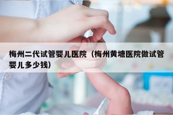 梅州二代试管婴儿医院（梅州黄塘医院做试管婴儿多少钱）